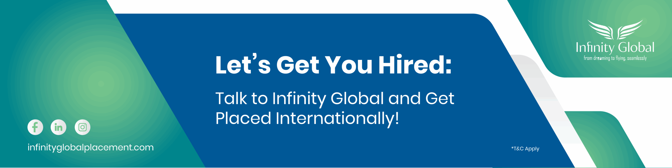 Talk to Infinity Global and Get Placed Internationally